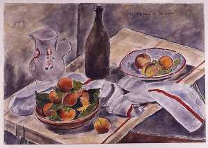 Andre Dunoyer、Nature Morte、超希少額装用画版 - 絵画