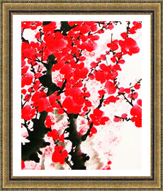 Decoración Rojo -  reproducciones de pinturas al óleo