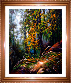 Comunidad ArtsCad.com Bosque -  obra de arte de reproducción de pinturas al óleo en lienzo